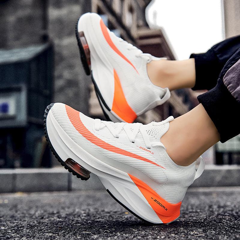 Mens Running Breathable Air Cushion Sneakers Light Jogging Men Casual Sports Outdoor Non-Slip Sneakers Athletic Casual Sports Tennis Road Sneakers For Walking Gym Jogging Training Fitness