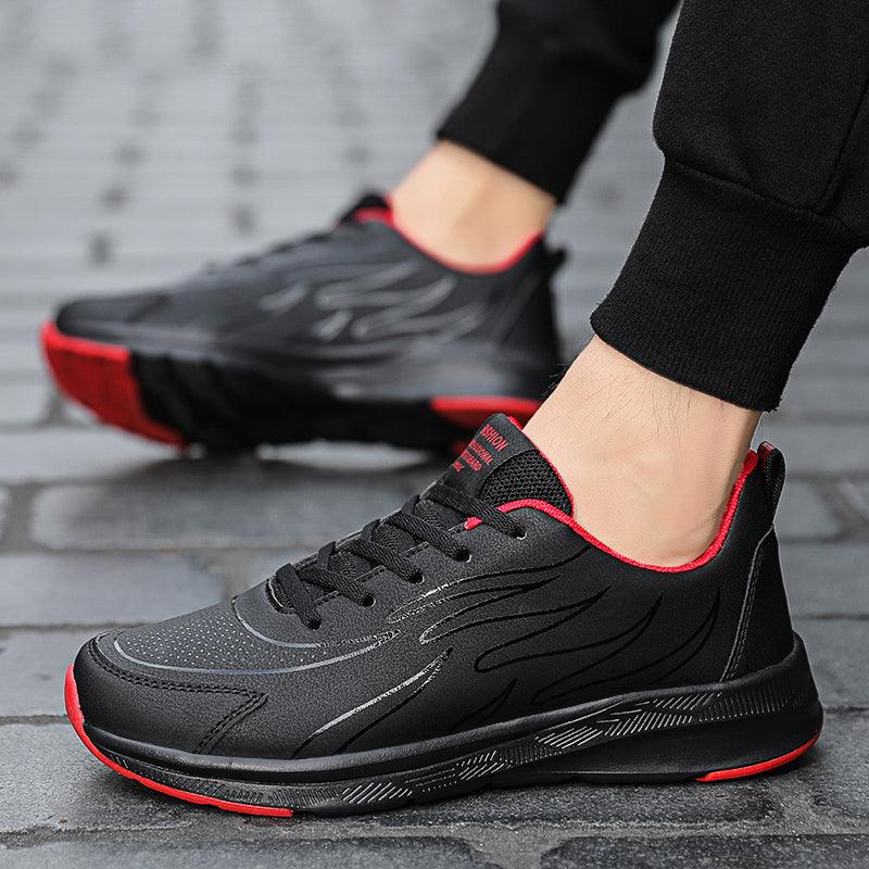 Mens Running Shoes Super Lightweight Walking Jogging Sport Sneakers Breathable Athletic Running Trainers Leather Spring Flats Outdoor Mens Sports High Quality Sneakers