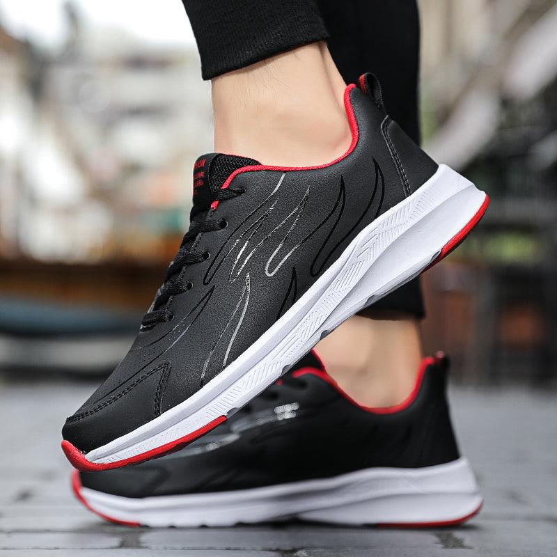 Mens Running Shoes Super Lightweight Walking Jogging Sport Sneakers Breathable Athletic Running Trainers Leather Spring Flats Outdoor Mens Sports High Quality Sneakers