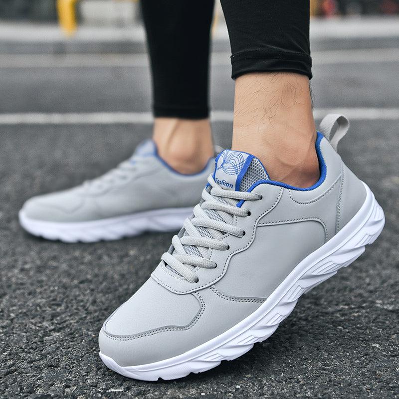 Mens Running Shoes Super Lightweight Walking Jogging Sport Sneakers Breathable Athletic Running Trainers Leather Spring Flats Outdoor Mens Sports High Quality Sneakers