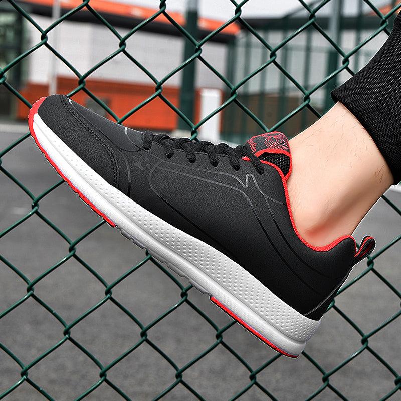 Mens Running Shoes Super Lightweight Walking Jogging Sport Sneakers Breathable Athletic Running Trainers Leather Spring Flats Outdoor Mens Sports High Quality Sneakers