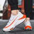 Mens Running Sneakers Luxury Mens Casual Shoes Trainer Race Off White Shoes Slip on Walking Casual Breathable Air Cushion Fashion Lightweight Sneakers