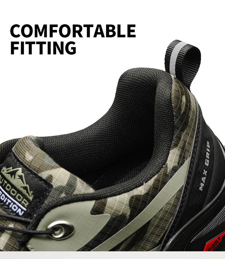 Mens Soft Breathable Outdoor Jogging Hiking Shoes Mountain Waterproof Running Shoes Sneakers Trail Running Non-Slip Hiking Breathable Walking Footwear Athletic Sneaker