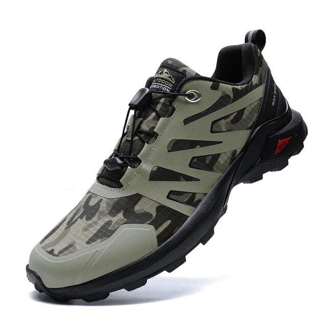 Mens Soft Breathable Outdoor Jogging Hiking Shoes Mountain Waterproof Running Shoes Sneakers Trail Running Non-Slip Hiking Breathable Walking Footwear Athletic Sneaker