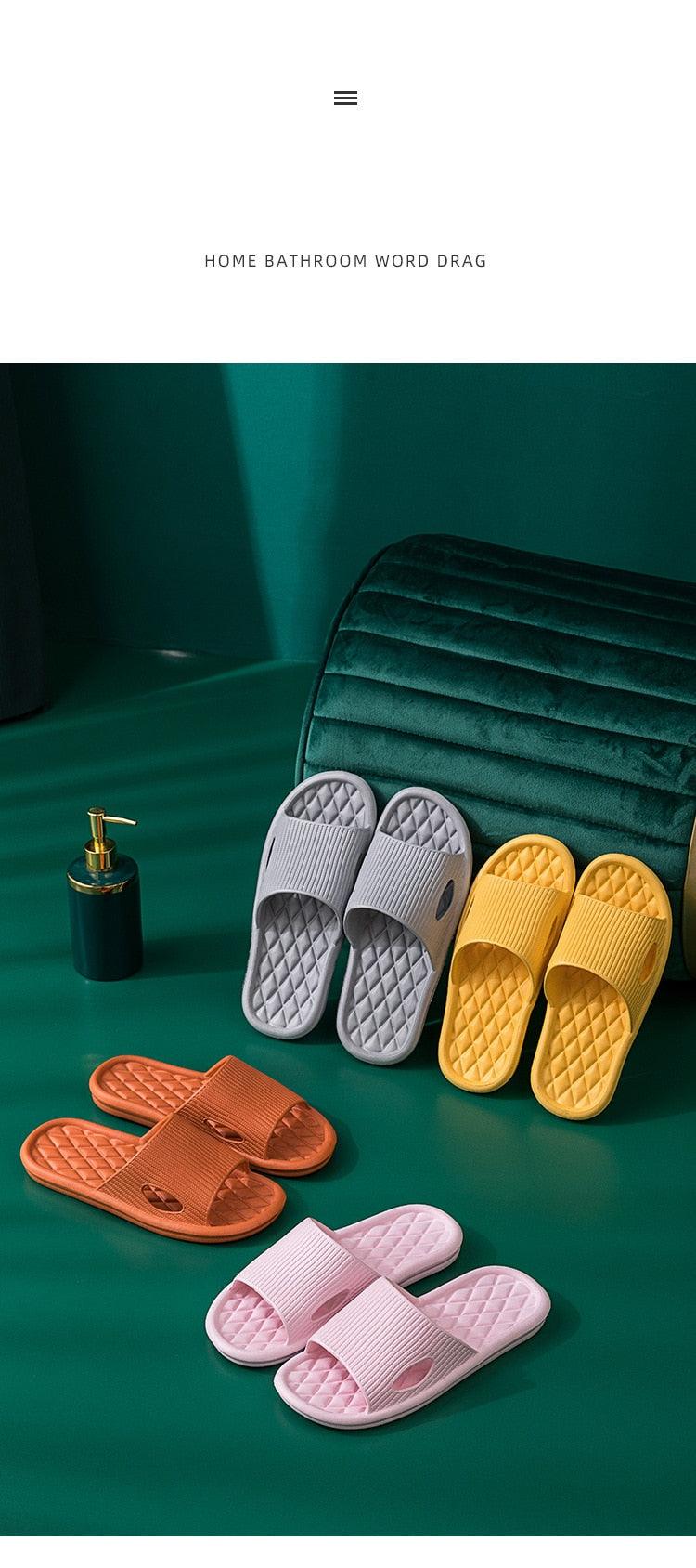 Mens Summer Slippers Shoes Bathroom Anti-slip Casual Beach Sandals Soft Sole Slide Flip Flops Soft Lightweight Flip-Flops Thicken Cushioned Slippers Shower Bathroom Shoes Beach Pool Flip Flop Slippers