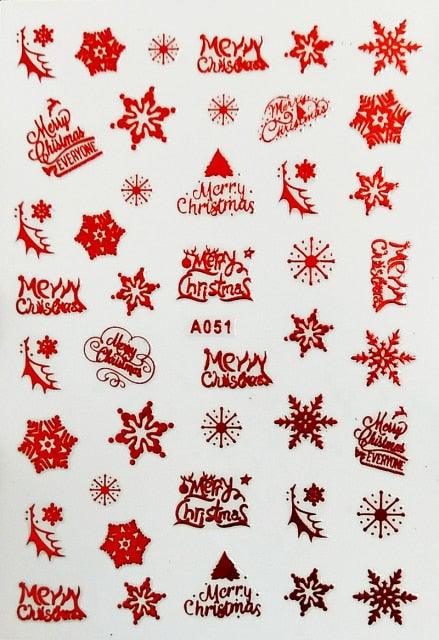 Merry Christmas Nail Art Decals Decoration Self Adhesive Nail Art Stickers Manicure Design White Snow Sticker for Nail Design Xmas Gift Nails Snowflake Nail Art Stickers Decals Christmas Nail 3D Self Adhesive Nail Stickers for Acrylic Nails Snowflake