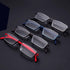 Metal Anti Blue Light Reading Glasses Men Half Frame Prescription Eyeglasses Male  Eyewear With Case For Men And Women Unisex Stylish Eyeglasses Glasses Clear Lens +1.75