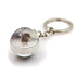 Metal Double Sided Glass Ball Pendant Hedgehog In The Fog Cartoon Keychain Pendant Metal Keyring Lucky Jewelry Gift Keychain Key Chain Key Ring Holder for Men Women Creative Gift Glass Ball Key Chain Pendant Glow in The Dark