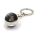 Metal Double Sided Glass Ball Pendant Hedgehog In The Fog Cartoon Keychain Pendant Metal Keyring Lucky Jewelry Gift Keychain Key Chain Key Ring Holder for Men Women Creative Gift Glass Ball Key Chain Pendant Glow in The Dark