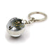 Metal Double Sided Glass Ball Pendant Hedgehog In The Fog Cartoon Keychain Pendant Metal Keyring Lucky Jewelry Gift Keychain Key Chain Key Ring Holder for Men Women Creative Gift Glass Ball Key Chain Pendant Glow in The Dark