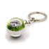 Metal Double Sided Glass Ball Pendant Hedgehog In The Fog Cartoon Keychain Pendant Metal Keyring Lucky Jewelry Gift Keychain Key Chain Key Ring Holder for Men Women Creative Gift Glass Ball Key Chain Pendant Glow in The Dark