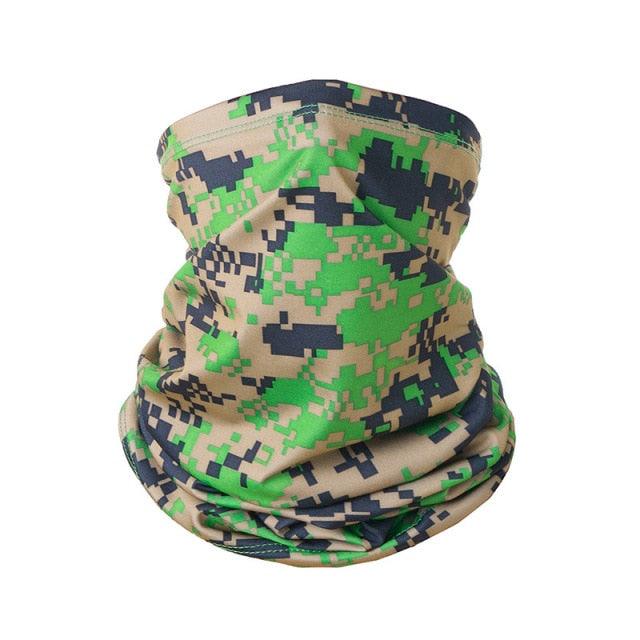 Military Tactical Balaclava Men Camouflage Hiking Scarf Ski Cycling Face Mask Tubular Camping Hunting Neck Gaiter Cover Camouflage Bandana Motorcycle Bike Riding Protection Headscarf Camping Hiking Protective Face Camo Scarf Shemagh