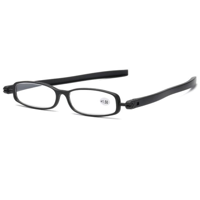 Mini Design Reading Glasses For Men Women Rotating Small Oval Presbyopia Eyewear Portable Unisex Reader Eyeglasses Mini Compact Slim Reading Glasses Lightweight Portable Readers - STEVVEX Sunglasses - 124, Computer Eyewear, fashion accessories, foldable eye glasses, glasses, magnifying glasses, men glasses, Mini Reading Glasses, Mini Reading sunglasses, mini suglasses, modern glasses, polarized glasses, Presbyopic Sunglasses, reading glasses, rectangle sunglasses, sunglasses, women glasses - Stevvex.com