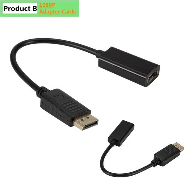 Mini DisplayPort To HDMI-compatible Adapter Male To Female Converter DP To HD Display Port 4K Cable Adapter Video Audio Compatible For PC And Laptop - STEVVEX Cable - 220, 4K display port, 4k DP to HDMI convertor, adapter for monitor, audio adapter, cable, cable adapter, cables, compatible adapter, converter, display port, DPto HDMI, HDMI ADAPTER, pc adapter, video adapter, video audio adapter - Stevvex.com