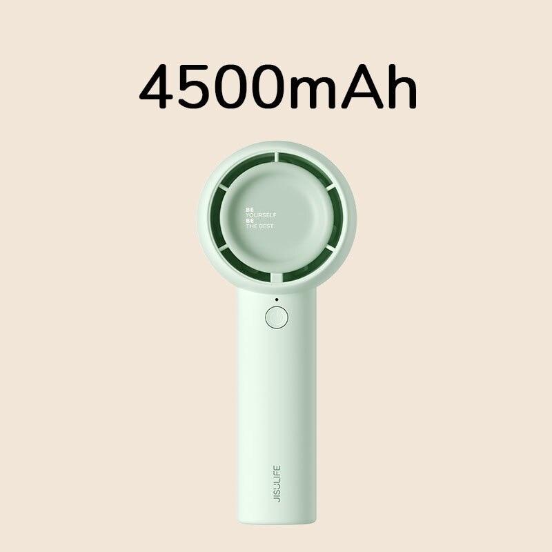 Mini Handheld Fan Unique Design Portable Fan Personal Hand Fan USB Rechargeable with Powerful Turbo Wind Mini Portable Fan with 18H Max Cooling Time USB Rechargeable Hand Fan