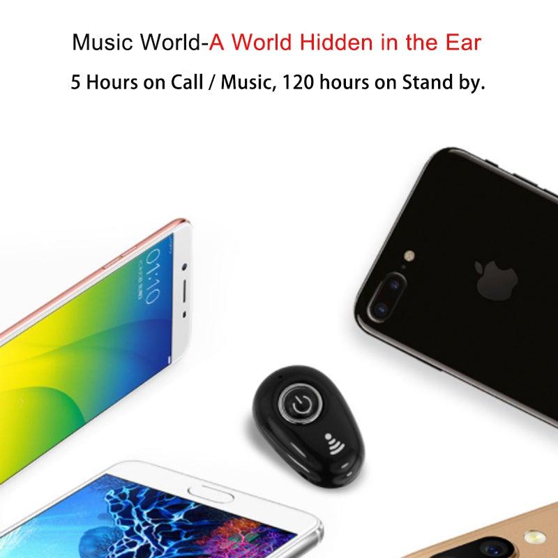 Mini Invisible Ture Wireless Earphone Noise Cancelling Bluetooth Headphone Handsfree Stereo Headset TWS Earbud With Microphone Smallest Bluetooth Earbud Invisible Bluetooth Earpiece for Cell Phones Mini Wireless Earbuds with Mic