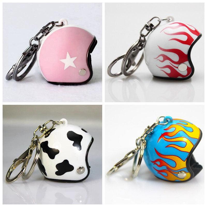 Mini Motorcycle Helmets Keychain Cute Safety Helmet Accessories Car Keychain Men Women Fashion Creative Small Pendant New Motorcycle Helmet Keychain Phone Pendant Bag Keyring Bag Pendant Charm Accessories