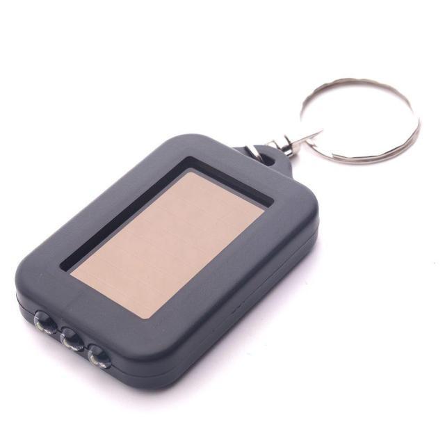 Mini Portable Outdoor Solar Power Keychain Flashlight Mini Black Flashlight Ultra Bright LED Light Keychain Torch Flashlight Emergency Solar Light Flashlight Keyring - ALLURELATION - 551, accessories, charm, Charms, corchet, crochet, custome key chain, gift, gifts, handmadekeychains, key charms, key rings, keychains, keycharms, keyring, minitorch, portable torch, solarlightkeychain, torch keycain - Stevvex.com