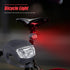 Mini Silicone Bicycle Front Rear Light Set 3 Modes Waterproof Mountain Road Bike Cycling Headlight Tail Warning Lamp Front And Rear Silicone LED Bike Headlight And Taillight Waterproof And Safety Road Mountain Bike Lights