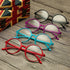 Mini Small Comfortable Round Reading Glasses Female Male Black Red Bendable Retro Ultra Light Hyperopia Frame +1.0 to +4.0