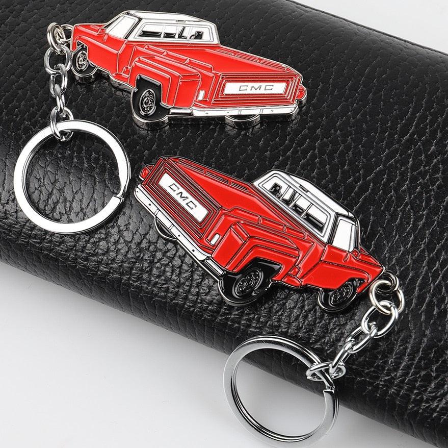 Mini Style Car Keychain Metal 3D Car Keychain Key Ring Car Shape Key Chain Creative Key Chain Car Keychain Double-Sided Keychain Pendant For Car Lovers Great Gift For Men Women