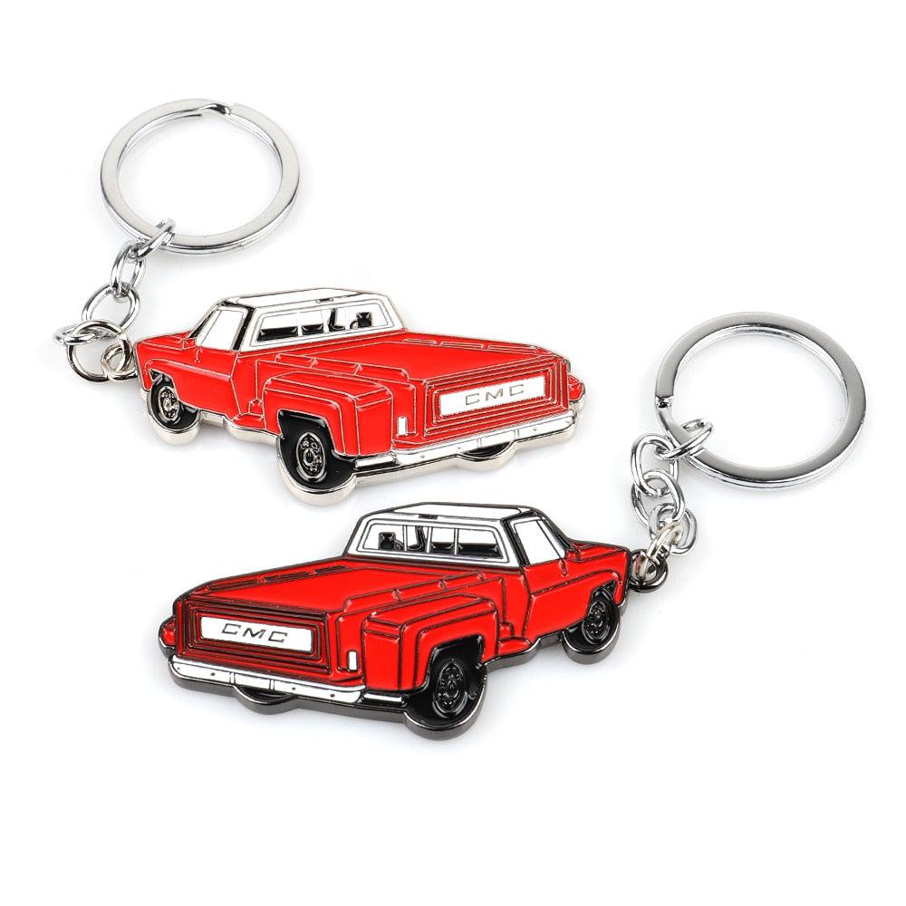 Mini Style Car Keychain Metal 3D Car Keychain Key Ring Car Shape Key Chain Creative Key Chain Car Keychain Double-Sided Keychain Pendant For Car Lovers Great Gift For Men Women