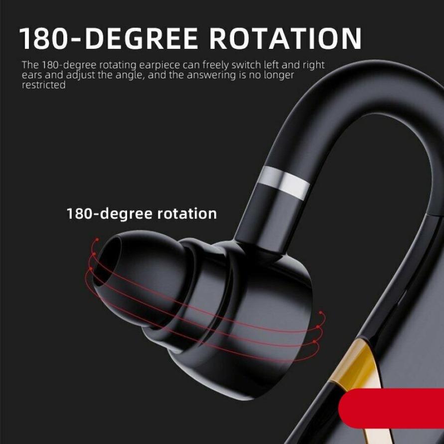 Mini Wireless Earbuds Bluetooth 5.0 In Ear Light-Weight Headphones Built-in Microphone Quality Sound Long Distance Wireless Bluetooth Earphone Ear Hook Business Single Headphone With Mic Handsfree Drive Call Sports Headset Earbud For Phones