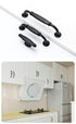 Modern Cabinet Handles Solid Aluminum Alloy Door Knobs And Handles Kitchen Cupboard Pulls Drawer Knobs Furniture Handle Hardware Black Cabinet Cupboard Drawer Door Handle Drawer Dresser Pulls for Furniture Kitchen Cabinet Cupboard Hardware