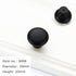 Modern Cabinet Handles Solid Aluminum Alloy Door Knobs And Handles Kitchen Cupboard Pulls Drawer Knobs Furniture Handle Hardware Black Cabinet Cupboard Drawer Door Handle Drawer Dresser Pulls for Furniture Kitchen Cabinet Cupboard Hardware