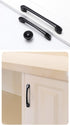 Modern Cabinet Handles Solid Aluminum Alloy Door Knobs And Handles Kitchen Cupboard Pulls Drawer Knobs Furniture Handle Hardware Black Cabinet Cupboard Drawer Door Handle Drawer Dresser Pulls for Furniture Kitchen Cabinet Cupboard Hardware