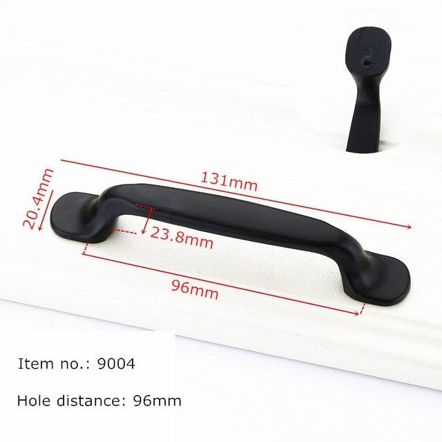 Modern Cabinet Handles Solid Aluminum Alloy Door Knobs And Handles Kitchen Cupboard Pulls Drawer Knobs Furniture Handle Hardware Black Cabinet Cupboard Drawer Door Handle Drawer Dresser Pulls for Furniture Kitchen Cabinet Cupboard Hardware