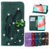 Modern Glitter Leather Flip Wallet Phone Case For iPhone 14 13 12 Pro Max 11 Shiny Green Butterfly Cover Glitter Flip Case Mobile Phone Case PU Leather Magnetic Case