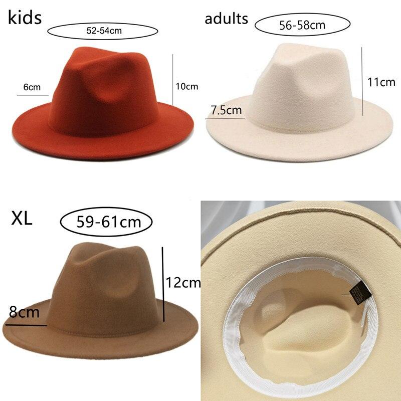 Modern Hats For Women Fedoras Winter Women Hats Simple Classic Hat Wedding Lady Retro Wide Brim Floppy Hat Men Fedora Hat Fashionable Classic Wide Brim Hat For Summer Dress Hats