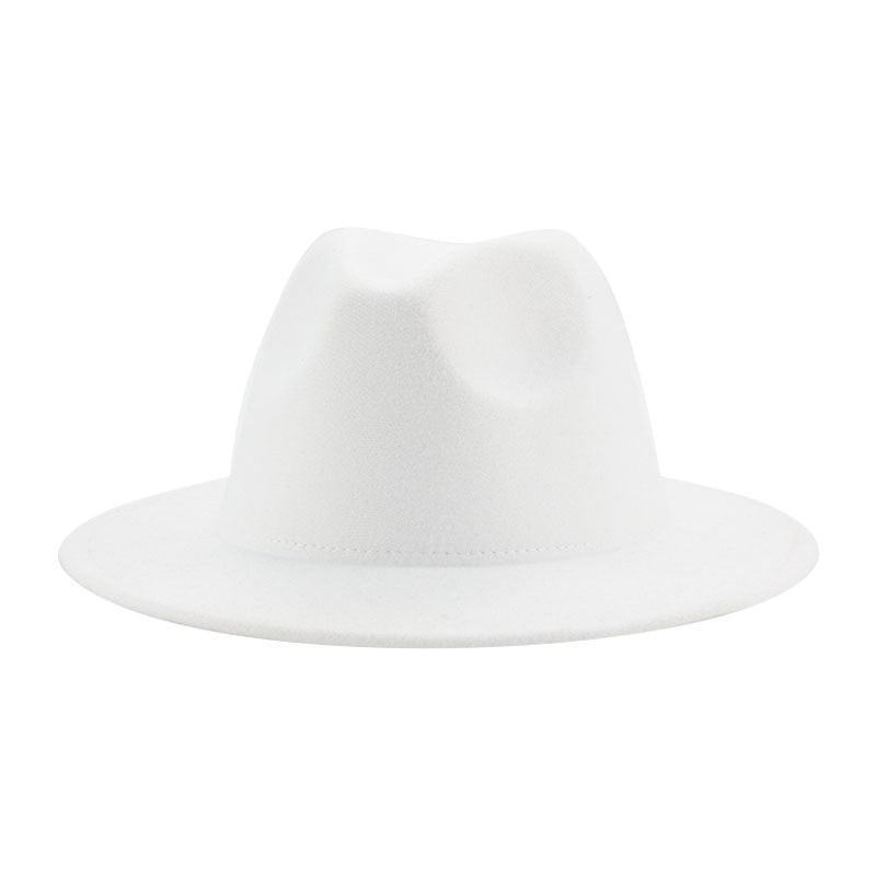 Modern Hats For Women Fedoras Winter Women Hats Simple Classic Hat Wedding Lady Retro Wide Brim Floppy Hat Men Fedora Hat Fashionable Classic Wide Brim Hat For Summer Dress Hats