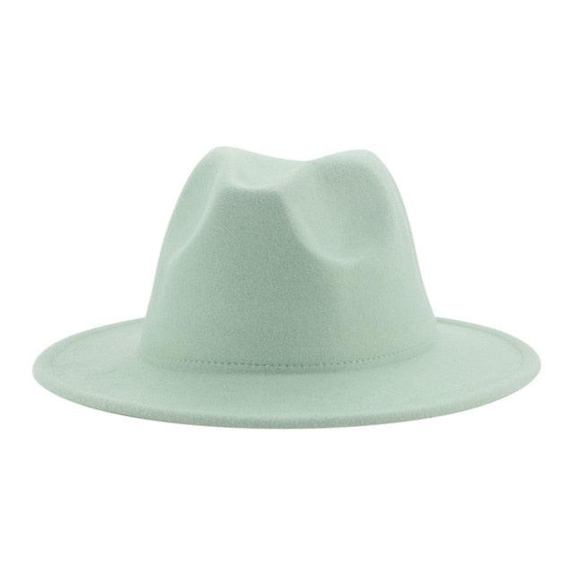 Modern Hats For Women Fedoras Winter Women Hats Simple Classic Hat Wedding Lady Retro Wide Brim Floppy Hat Men Fedora Hat Fashionable Classic Wide Brim Hat For Summer Dress Hats