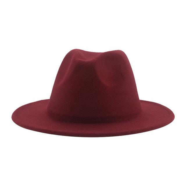 Modern Hats For Women Fedoras Winter Women Hats Simple Classic Hat Wedding Lady Retro Wide Brim Floppy Hat Men Fedora Hat Fashionable Classic Wide Brim Hat For Summer Dress Hats