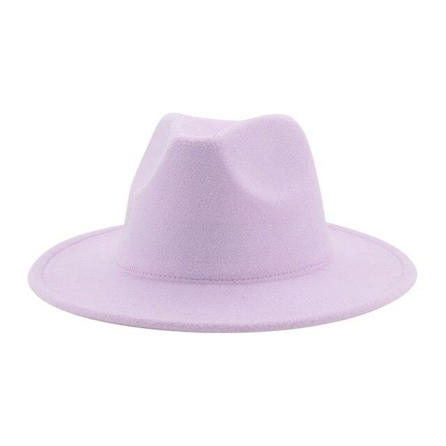 Modern Hats For Women Fedoras Winter Women Hats Simple Classic Hat Wedding Lady Retro Wide Brim Floppy Hat Men Fedora Hat Fashionable Classic Wide Brim Hat For Summer Dress Hats