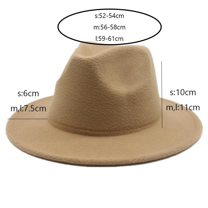 Modern Hats For Women Fedoras Winter Women Hats Simple Classic Hat Wedding Lady Retro Wide Brim Floppy Hat Men Fedora Hat Fashionable Classic Wide Brim Hat For Summer Dress Hats