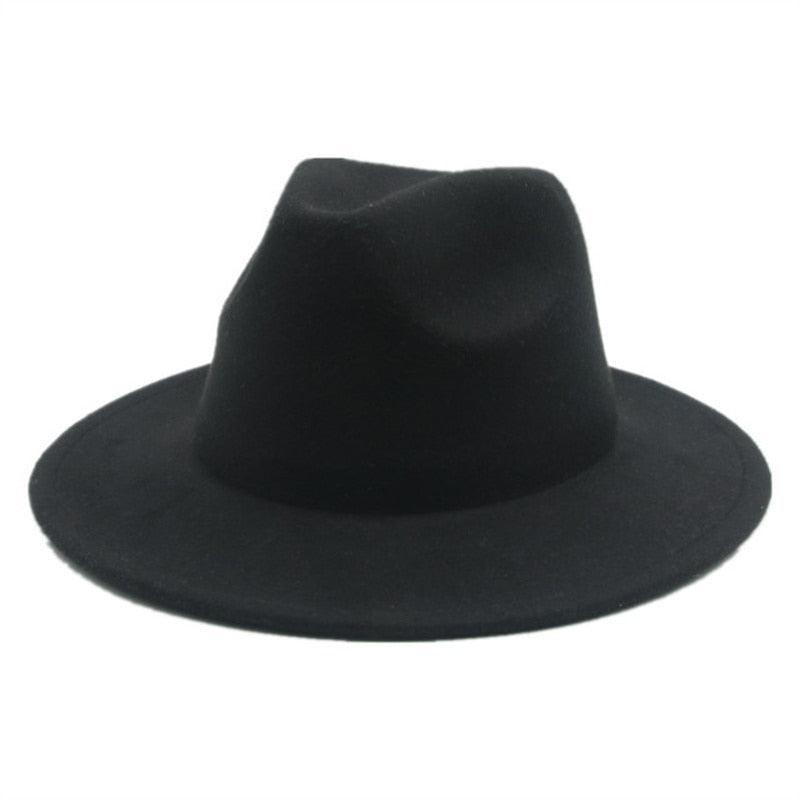 Modern Hats For Women Fedoras Winter Women Hats Simple Classic Hat Wedding Lady Retro Wide Brim Floppy Hat Men Fedora Hat Fashionable Classic Wide Brim Hat For Summer Dress Hats