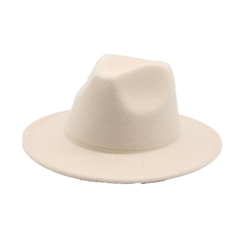 Modern Hats For Women Fedoras Winter Women Hats Simple Classic Hat Wedding Lady Retro Wide Brim Floppy Hat Men Fedora Hat Fashionable Classic Wide Brim Hat For Summer Dress Hats