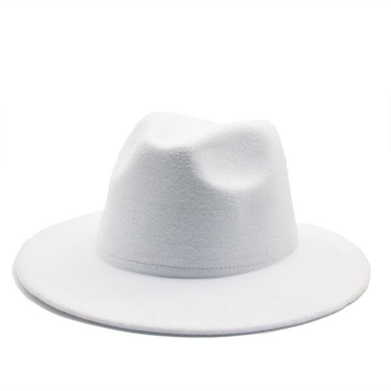 Modern Hats For Women Fedoras Winter Women Hats Simple Classic Hat Wedding Lady Retro Wide Brim Floppy Hat Men Fedora Hat Fashionable Classic Wide Brim Hat For Summer Dress Hats