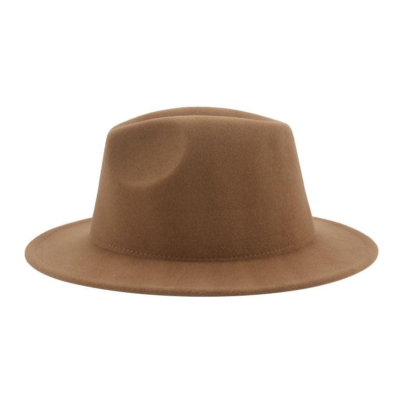 Modern Hats For Women Fedoras Winter Women Hats Simple Classic Hat Wedding Lady Retro Wide Brim Floppy Hat Men Fedora Hat Fashionable Classic Wide Brim Hat For Summer Dress Hats