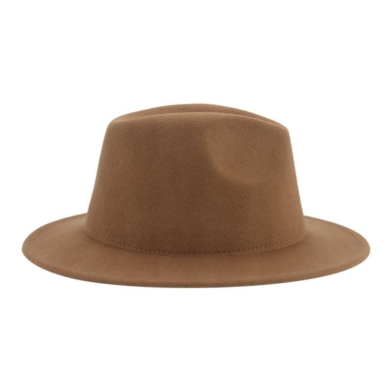 Modern Hats For Women Fedoras Winter Women Hats Simple Classic Hat Wedding Lady Retro Wide Brim Floppy Hat Men Fedora Hat Fashionable Classic Wide Brim Hat For Summer Dress Hats