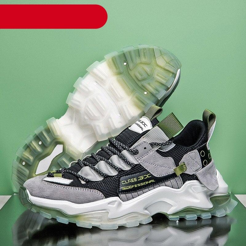 Modern High Quality Men's Casual Shoes Breathable Lightweight Lace-Up Outdoor Sports And Leisure Walking Non Slip Breathable Running Casual Sports Workout Basketball Sneakers