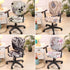 Modern Printing Elastic Stretch Office Chair Cover Computer Armchair Slipcover Protector Anti-dirty Rotating Chair Seat Case Computer Office Chair Covers - Protective & Stretchable Universal Chair Cover Stretch Rotating Chair Slipcover