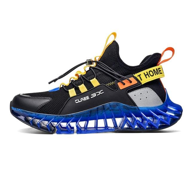 Modern Running Shoes Men Trendy Sneakers Sports Non-Slip High Quality Running Shoes Blade Sneakers Casual Athletic Walking Tennis Shoes Fashion Sneakers For Men