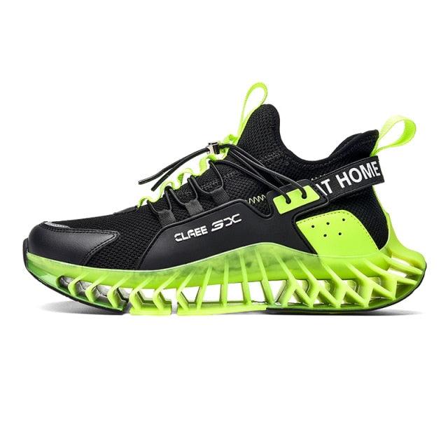 Modern Running Shoes Men Trendy Sneakers Sports Non-Slip High Quality Running Shoes Blade Sneakers Casual Athletic Walking Tennis Shoes Fashion Sneakers For Men