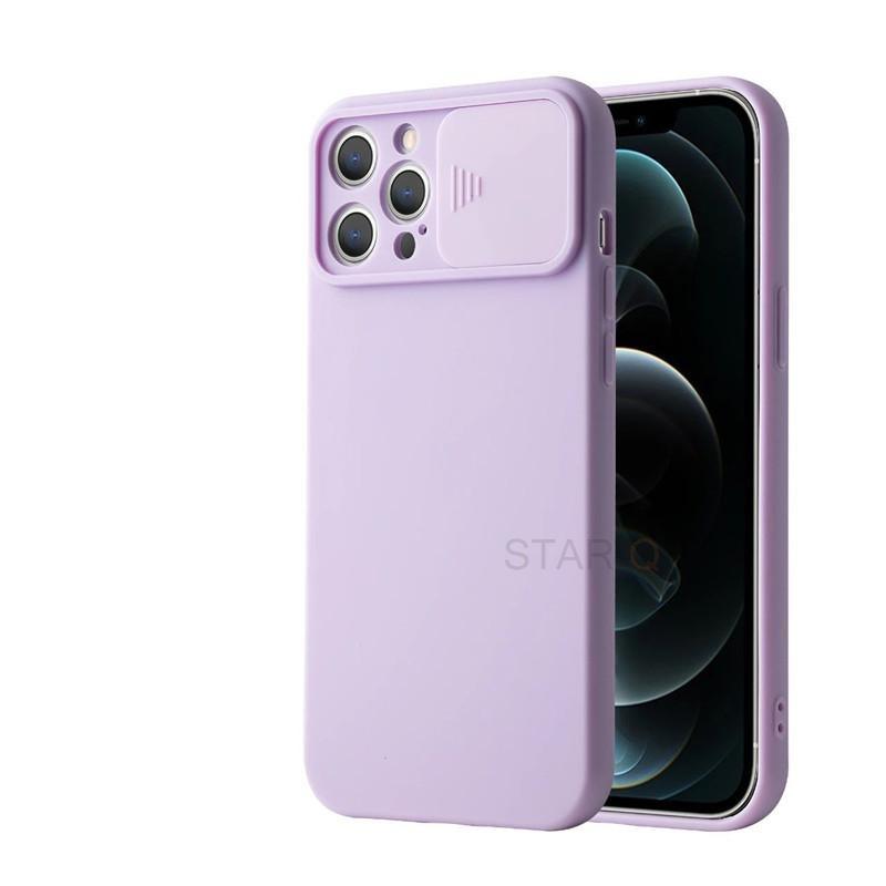 Modern Slide Camera Protector Phone Case On For Iphone 13 Pro 11 12 13pro Max Mini Iphone13 12pro Silicone Silicone Shockproof Phone Case Drop Protection  Back Cover For Smartphone