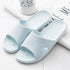 Modern Slippers Women Summer Thick Bottom Indoor Home Couples Home Bathroom Soft To Wear Cool Slippers EVA Open Toe Soft Slippers Soft Shower Massage Bath Pool Gym House Slipper