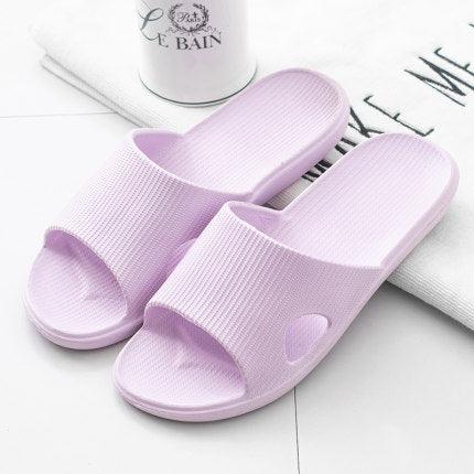 Modern Slippers Women Summer Thick Bottom Indoor Home Couples Home Bathroom Soft To Wear Cool Slippers EVA Open Toe Soft Slippers Soft Shower Massage Bath Pool Gym House Slipper